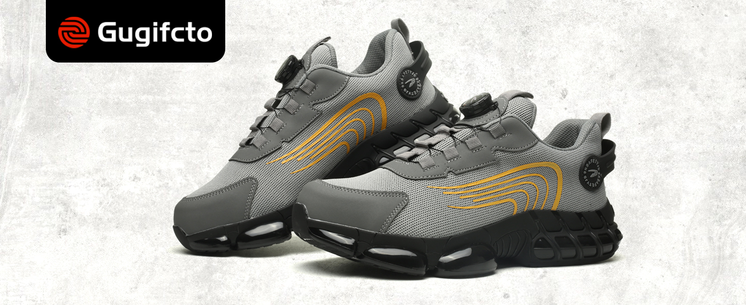 Робочі черевики чоловічі/жіночі: безпечні черевики зі сталевим підноском, спортивні, дихаючі, антиковзкі. Розміри 36-46 EU