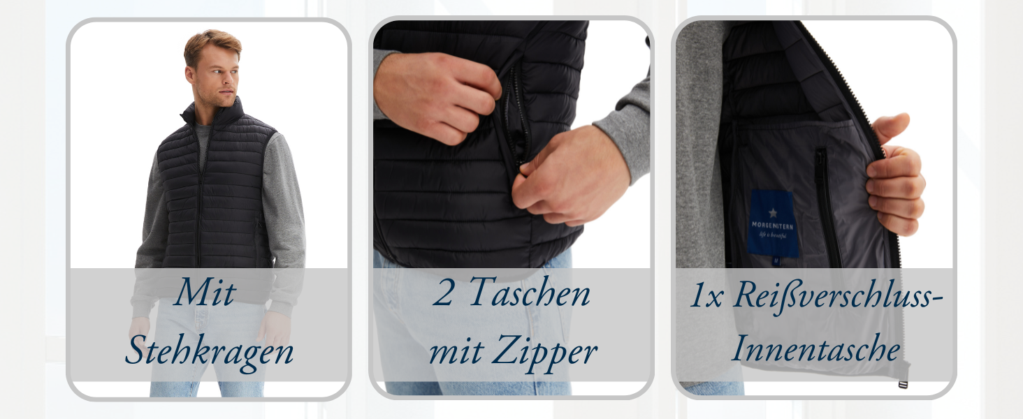 Чоловіча степкова жилетка Morgenstern для активного відпочинку, тепла зимова жилетка з штучним пухом, чорна, XL