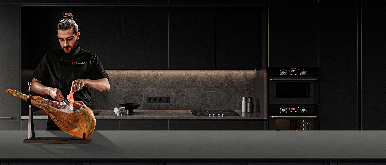 Ніж Sunnecko для овочів та фруктів 9 см: універсальний кухонний ніж з нержавіючої сталі з ергономічною ручкою