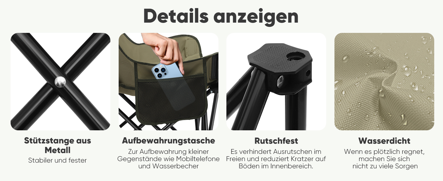 Складане крісло-диван для кемпінгу на 2 особи - переносна модель з підлокітниками та сумкою, блакитний, 110 см. Ідеально для пікніків, кемпінгу, саду, балкону, риболовлі та відпочинку на природі.