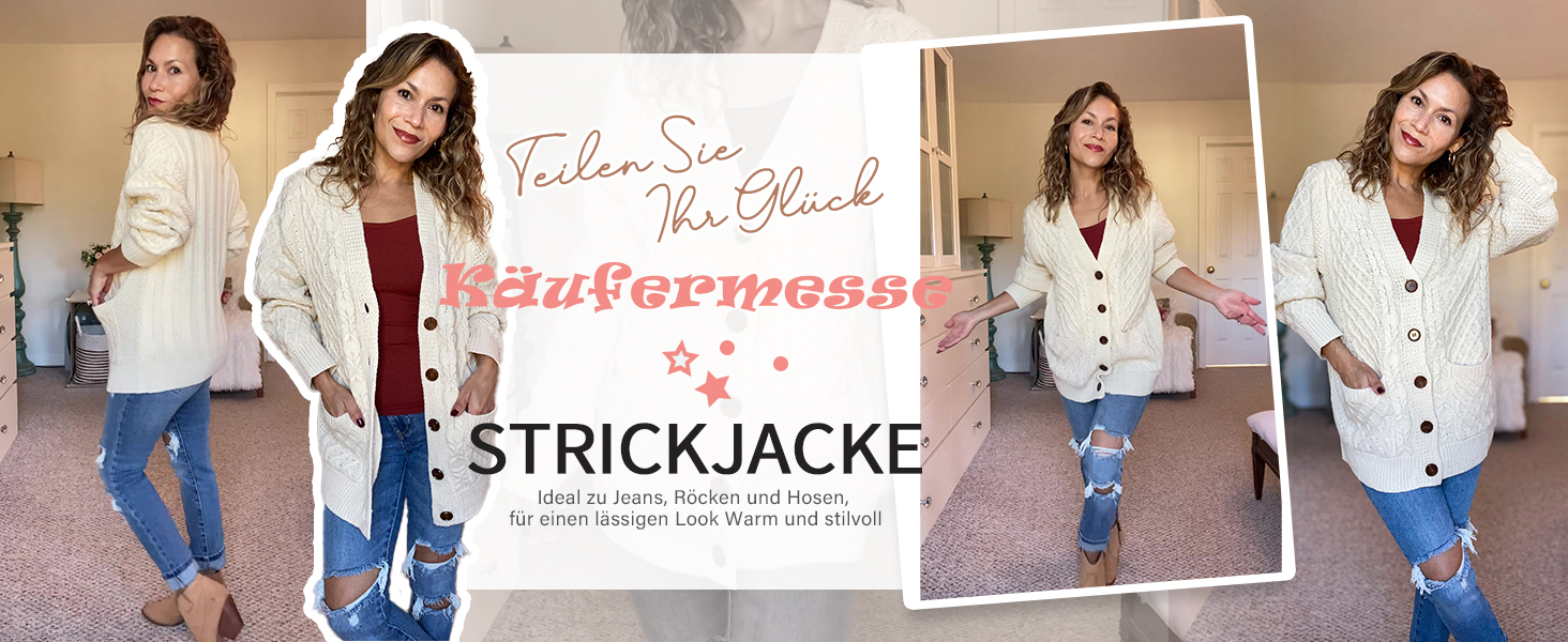 Жіночий в'язаний кардиган GRECERELLE з V-подібним вирізом та ґудзиками, класичний стиль, осінь-зима, бежевий колір