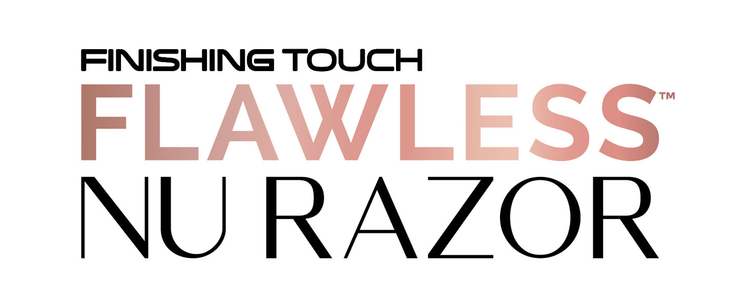 Електричний жіночий електробритва Flawless Nu з гіпоалергенними зрізаючими головками з 18-каратного золота – перезаряджається, пристрій для видалення волосся