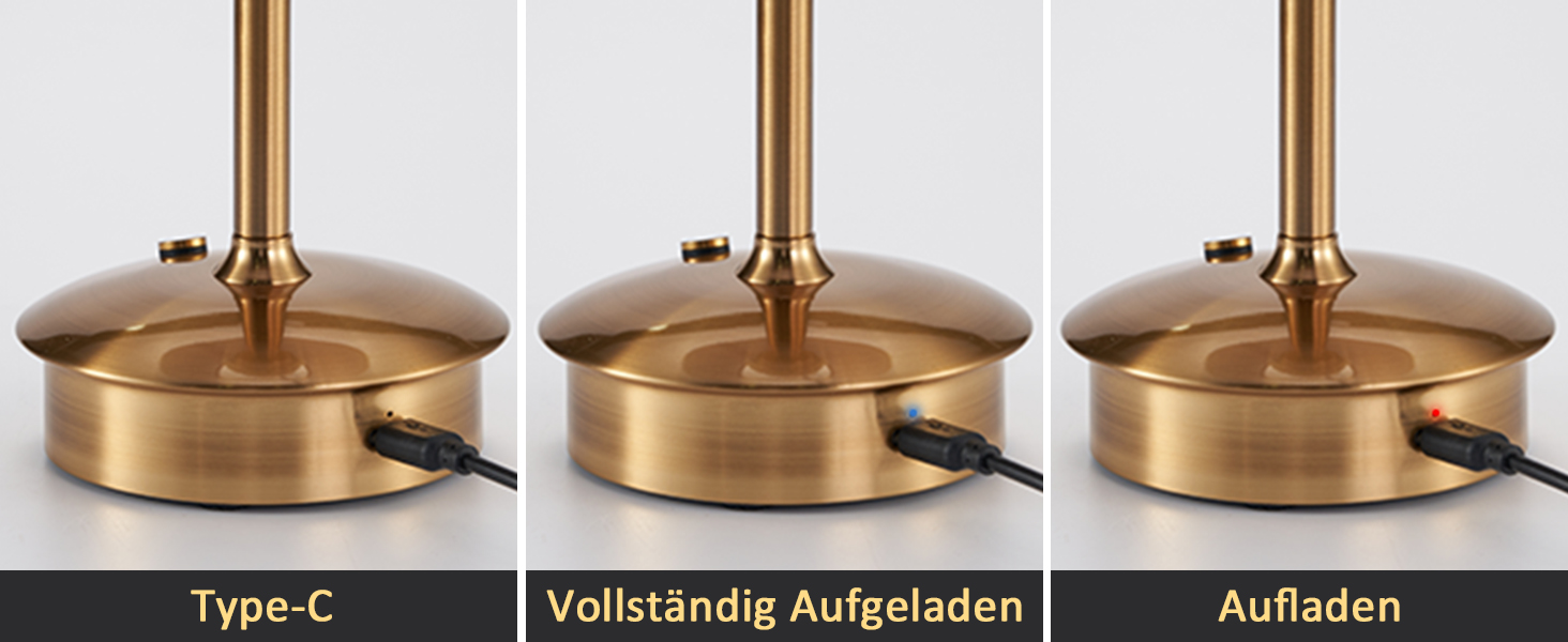 LED-лампа Egobasic настільна бездротова, 5200mAh, торкання, диммування, для дому та вулиці