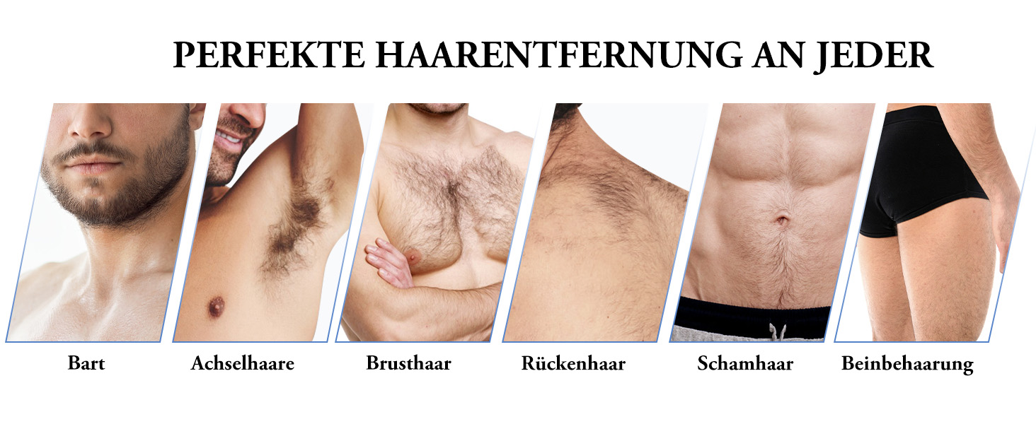 Мультитриммер для тіла чоловічий 2-в-1: тіло, обличчя, інтимна зона. Вологостійкий, USB-C. З насадками.