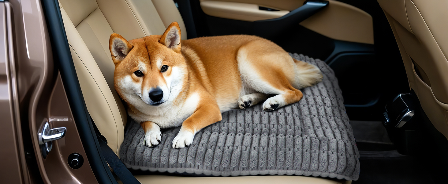 Лежанка для собак IEUUMLER, м'яка та тепла, з memory foam, 90x70 см (Сірий)