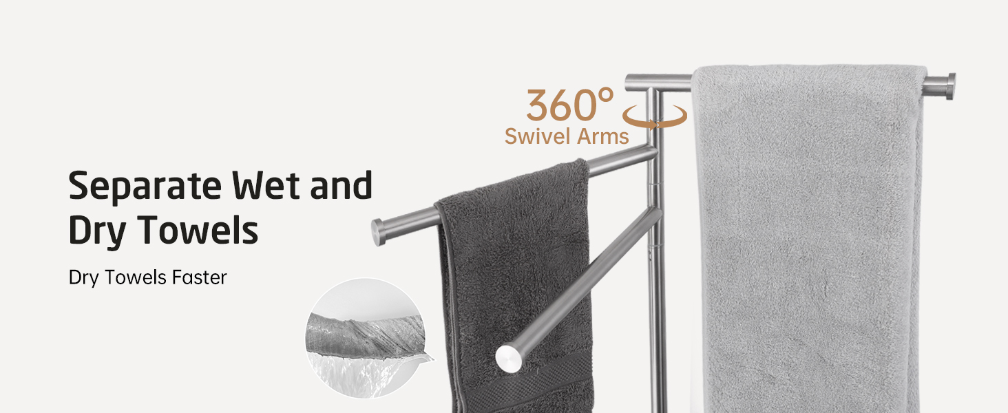 Підставка для рушників KES Gold, настільна, з нержавіючої сталі 18/8, з мармуровою основою, BTH219-BZ, щітканий золотий, 3-х рівнева