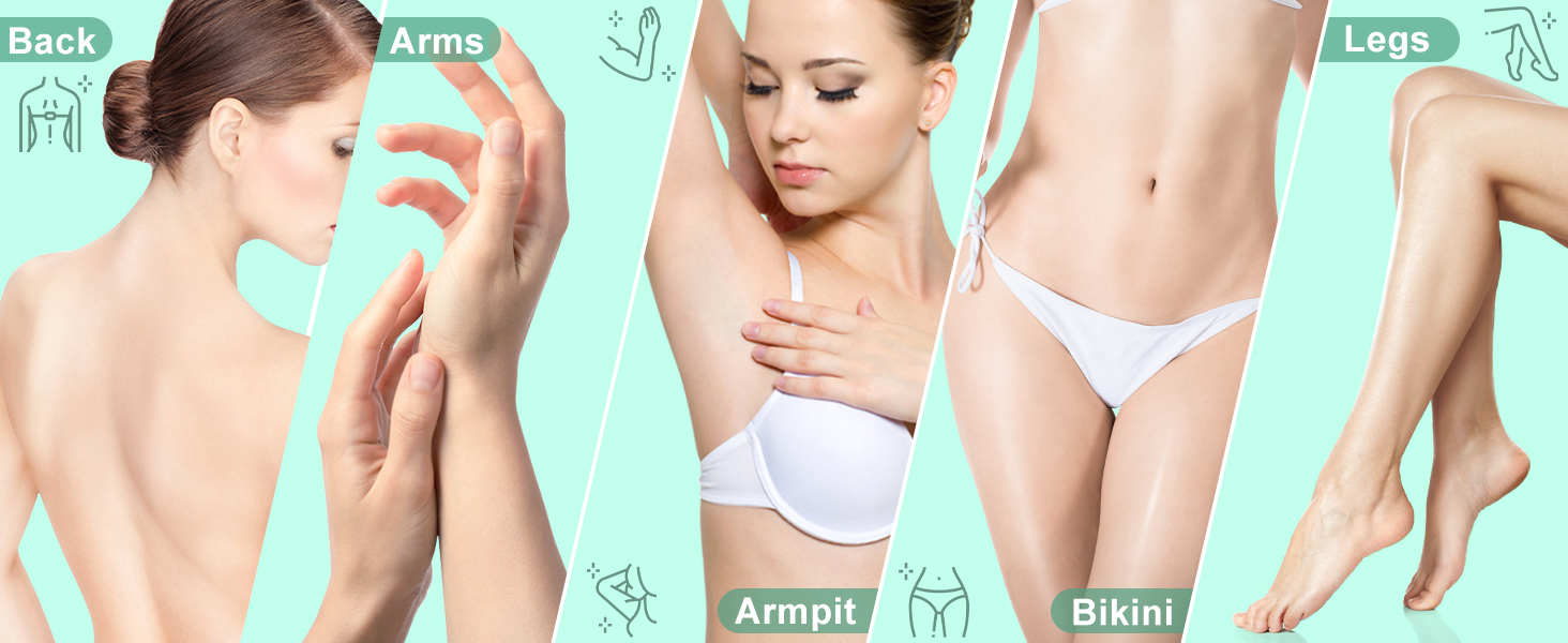 Електричний жіночий бритва Solimpia для тіла, ніг, рук, пахв та бікіні. Бездротовий бритва для сухого та мокрого гоління. Тример для бікіні.