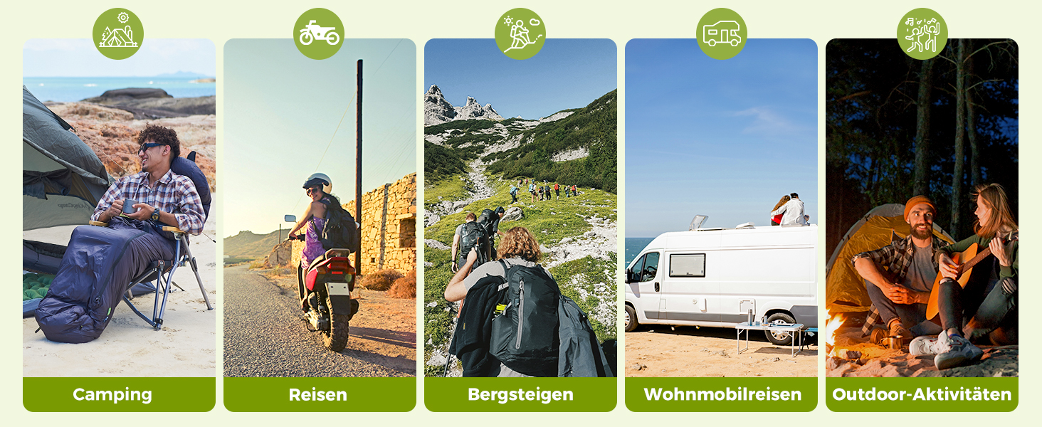 Спальний мішок ATEPA 0°C, чорний, для дорослих, 4-сезонний, водовідштовхувальний, комфортна температура 6°C, межа 1°C, для кемпінгу та подорожей