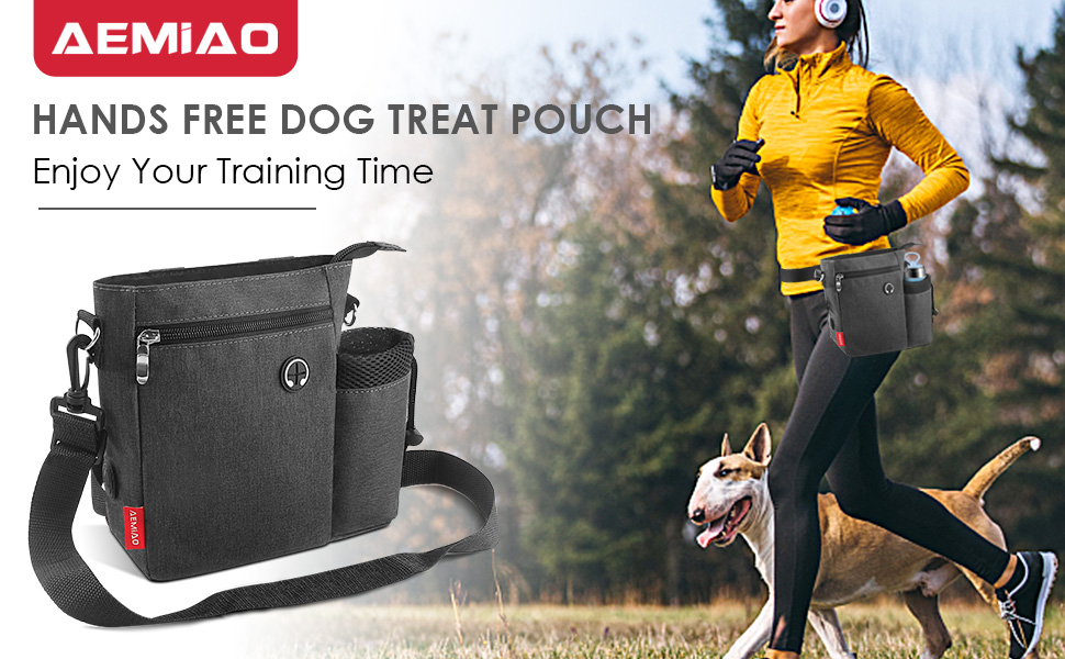 Сумка для собак Leckerlibeutels з пляшкою для води, контейнером для ласощів та відсіком для відходів