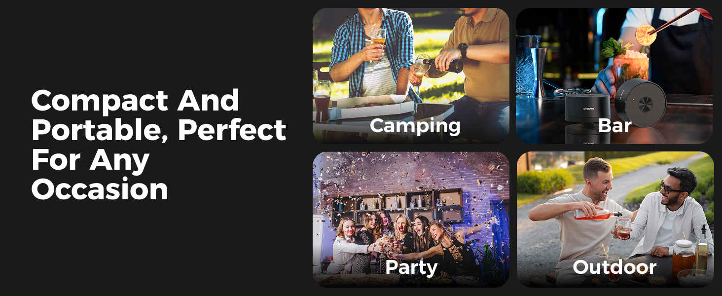 Електричний набір для копчення віскі, коктейльний набір з 6 дерев'яними стружками, набір для копчення віскі з вбудованим запальником, без бутану, подарунок для тата, чоловіків, 6 дерев'яних стружків