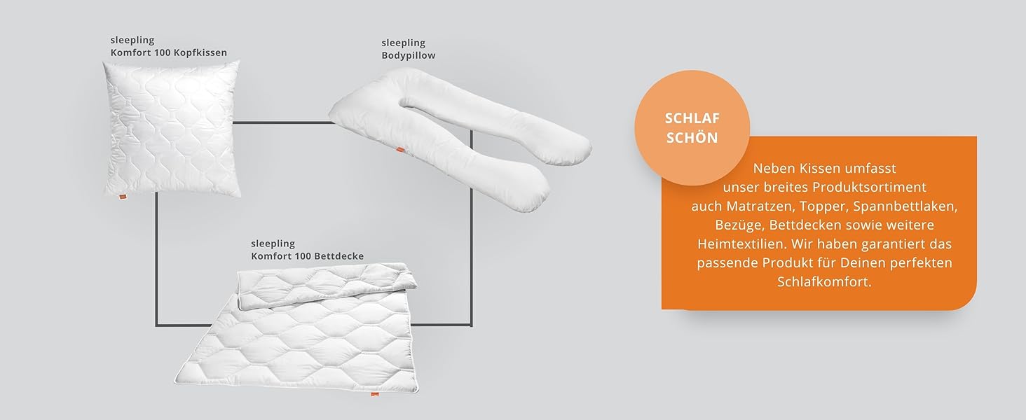 Подушка для вагітних та для сну на боці Sleepling U-подібна, 140x75x20 см, біла, знімний чохол 100% бавовна, прати при 60°C, сертифікат OEKO-TEX, вироблено в ЄС