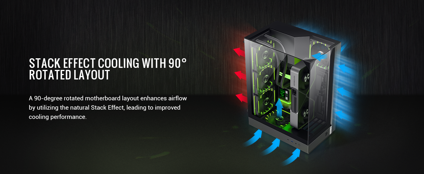 Ігровий корпус GAMEMAX T20 BK M-ATX, панорамне загартоване скло 270°, вертикальна установка GPU, 2x120мм ARGB вентилятори, підтримка 360мм радіатора та SFX/SFX-L БЖ, BTF-Ready, чорний