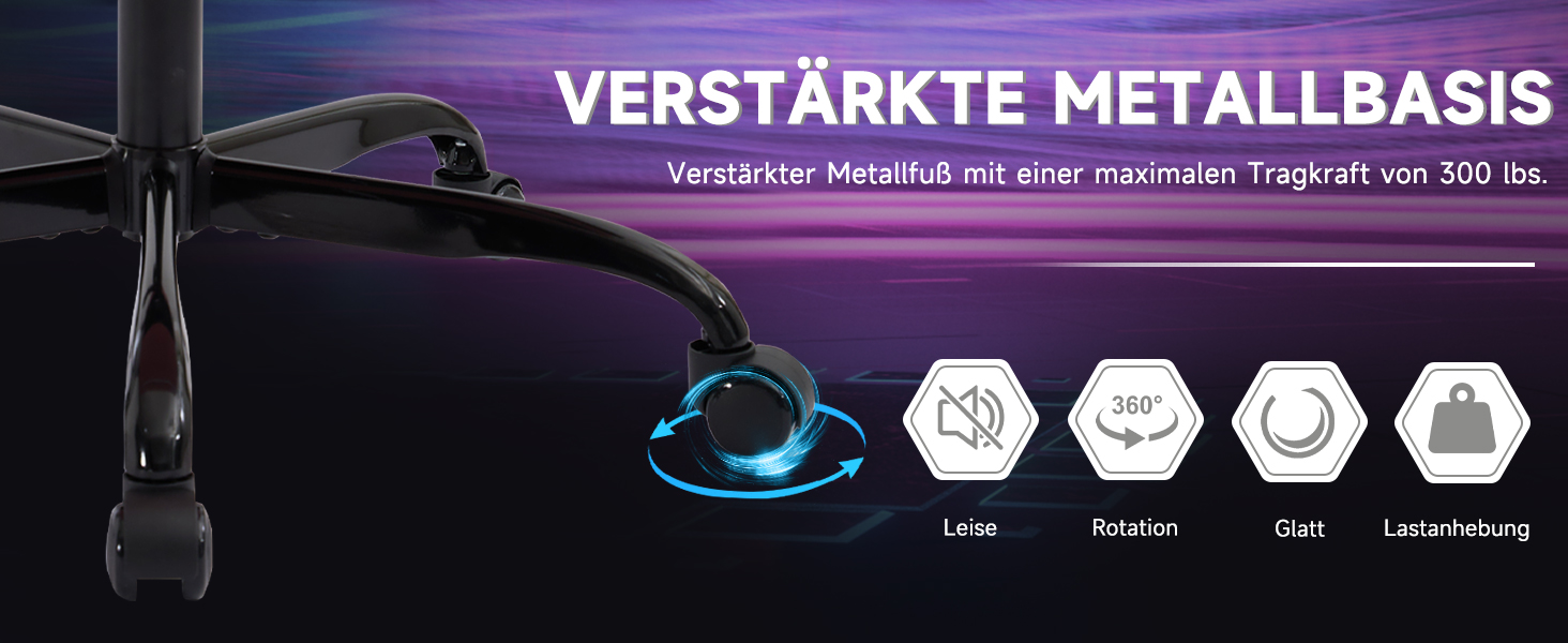 Ігрове крісло SUKIDA Ergonomic Gaming Chair з підставкою для ніг та підтримкою попереку, чорно-сіре