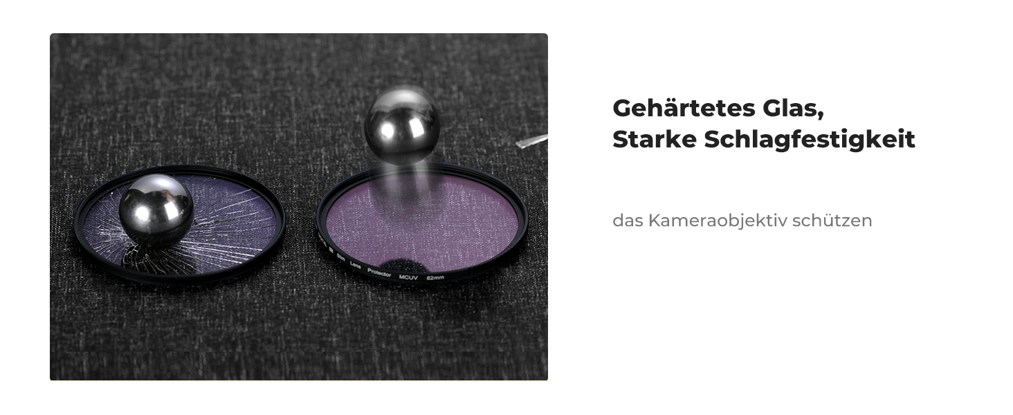 Фільтр UV K&F Concept 67mm 9H, захисний фільтр, захист від ударів (Nano Xcel)