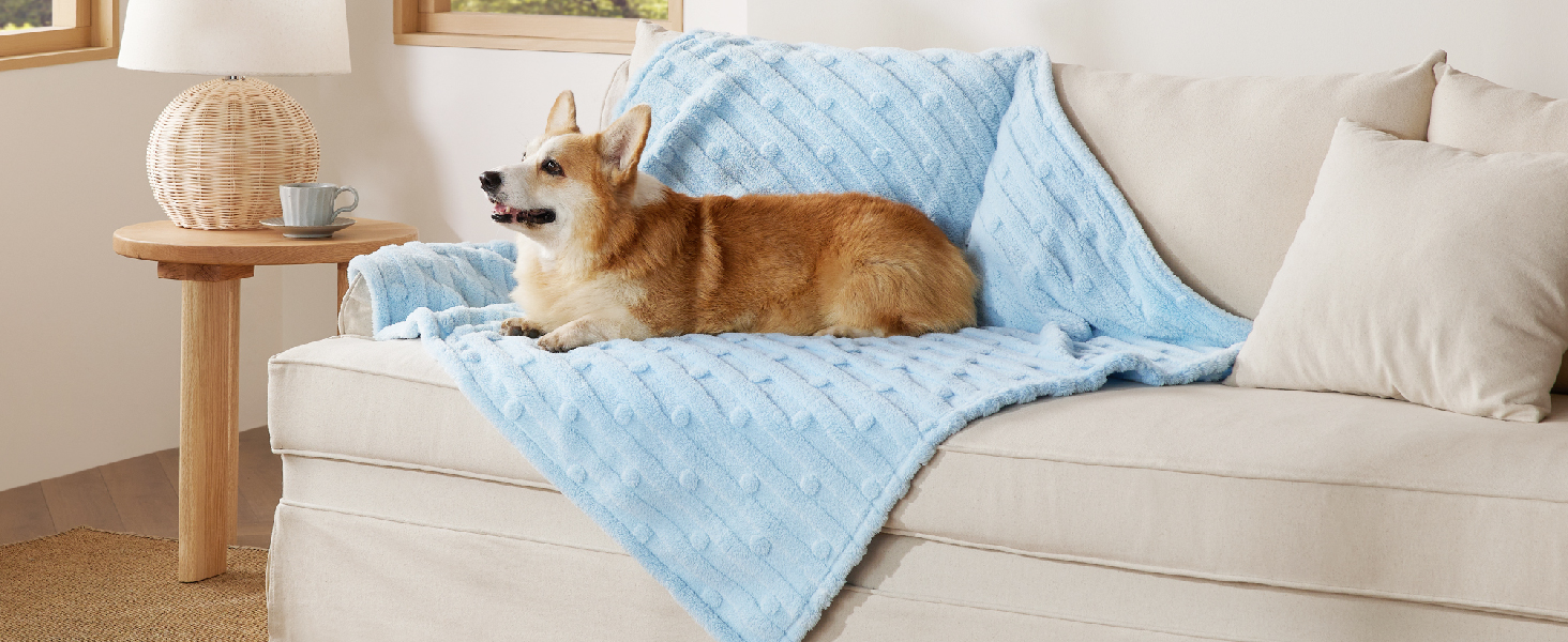 Підстилка для собак Bedsure: м'яка, тепла, кремово-біла, 100x120 см