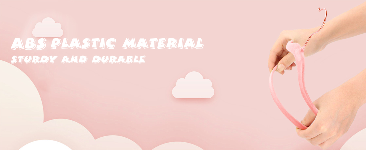 Дитячі плечики для одягу ManGotree з рожево-золотими гачками, 28 см, для дітей, обертаються на 360°, ультратонкі, антислиз, 15 шт. (світло-рожевий)