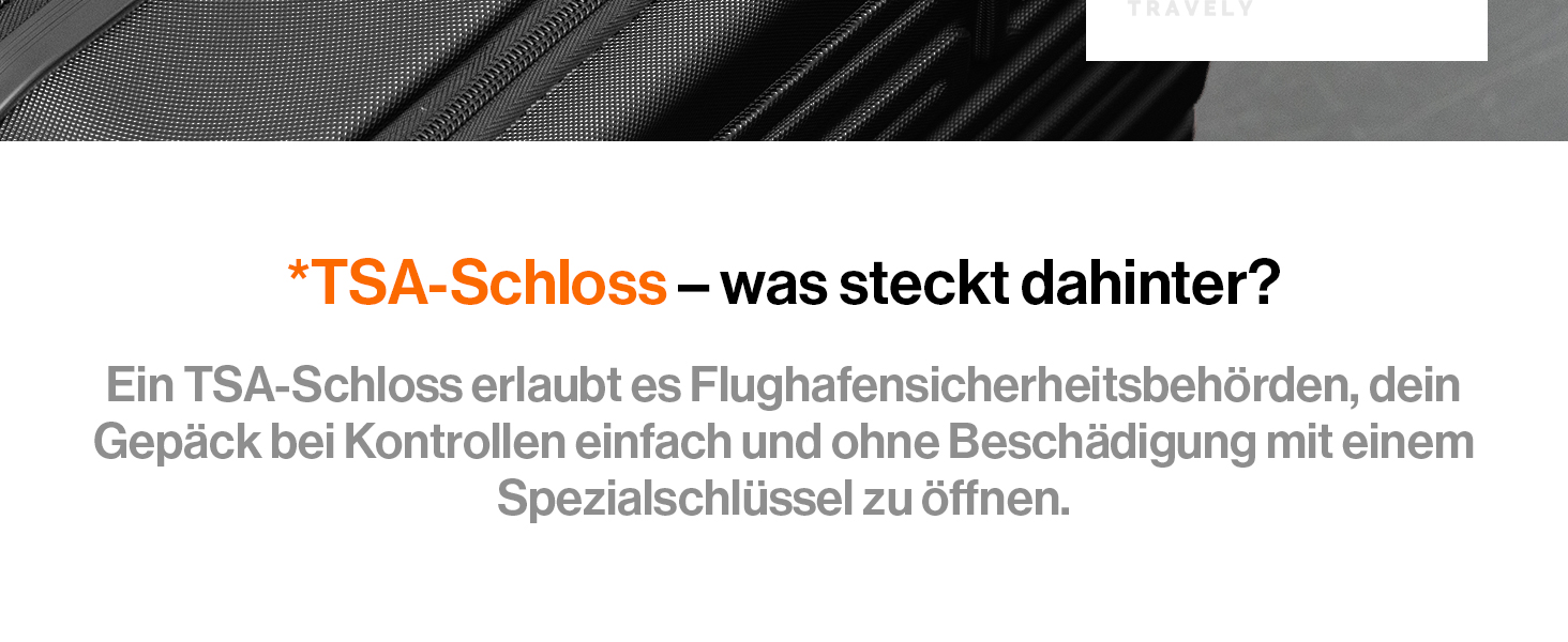 Чемодан Travely з полікарбонату, 77 см, XL, 100 л - міцний валіза з TSA замком та відділом для ноутбука (55x40x23 см), колір: чорний