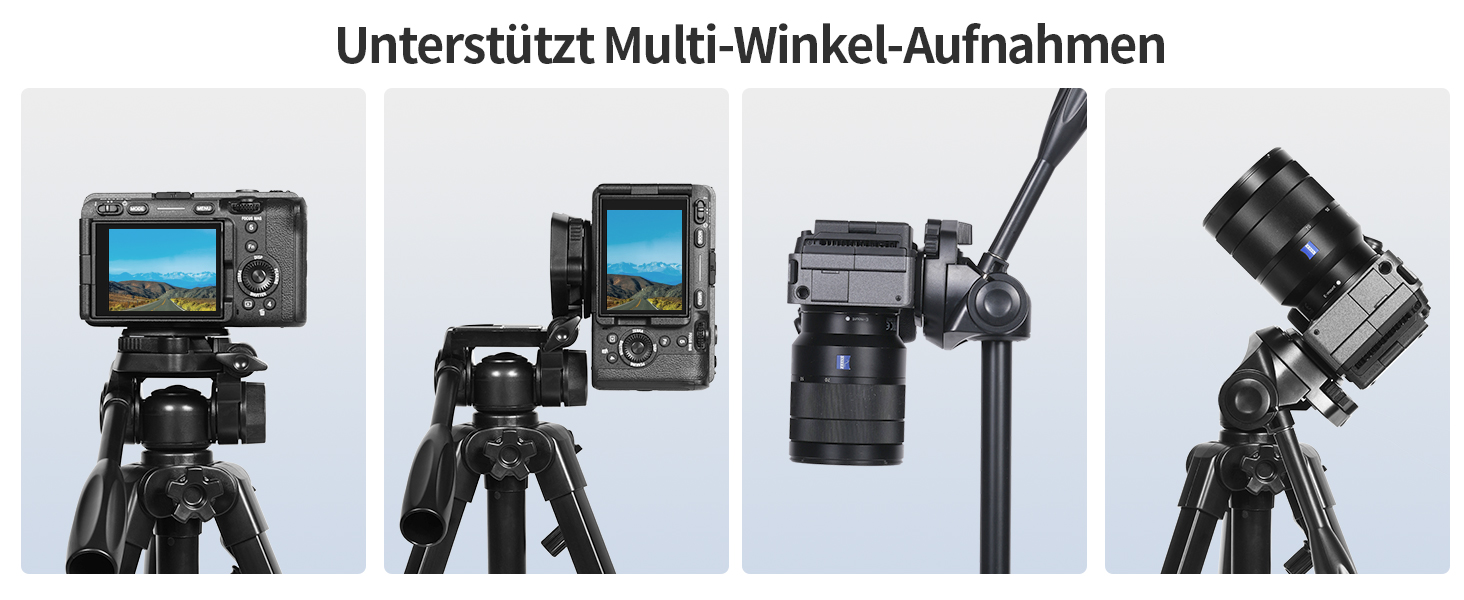 Штатив для камери SIRUI 154 см, алюмінієвий трипод з кріпленням для телефону, максимальне навантаження 5 кг