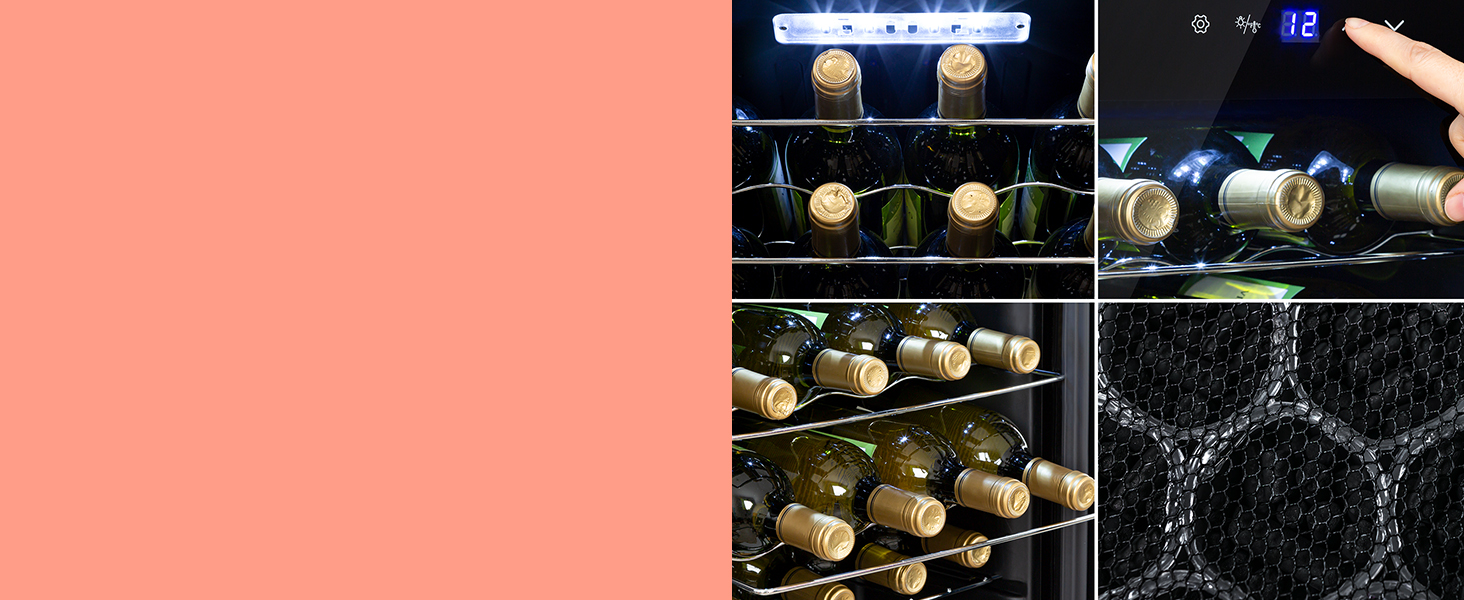 Витримайте вино як професіонал: Холодильник для вина Klarstein, 74 літри, 28 пляшок, з дверцятами зі скла, для дому та вулиці