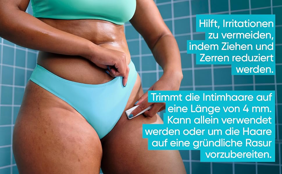 Жіноча бритва Gillette Venus для зони бікіні з 5 змінними лезами, тример для депіляції інтимних зон, захист від подразнень