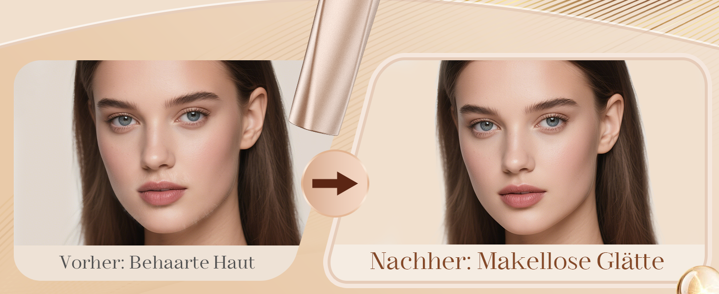 Електричний триммер для брів та обличчя для жінок 2-в-1: триммер для брів та обличчя, для видалення пушку на губах та обличчі