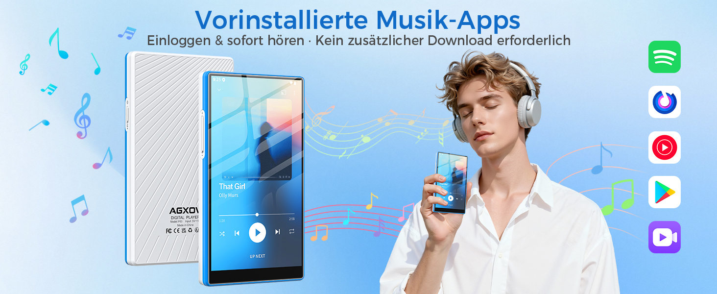 MP3 плеєр Spotify з Bluetooth та Wi-Fi, 5