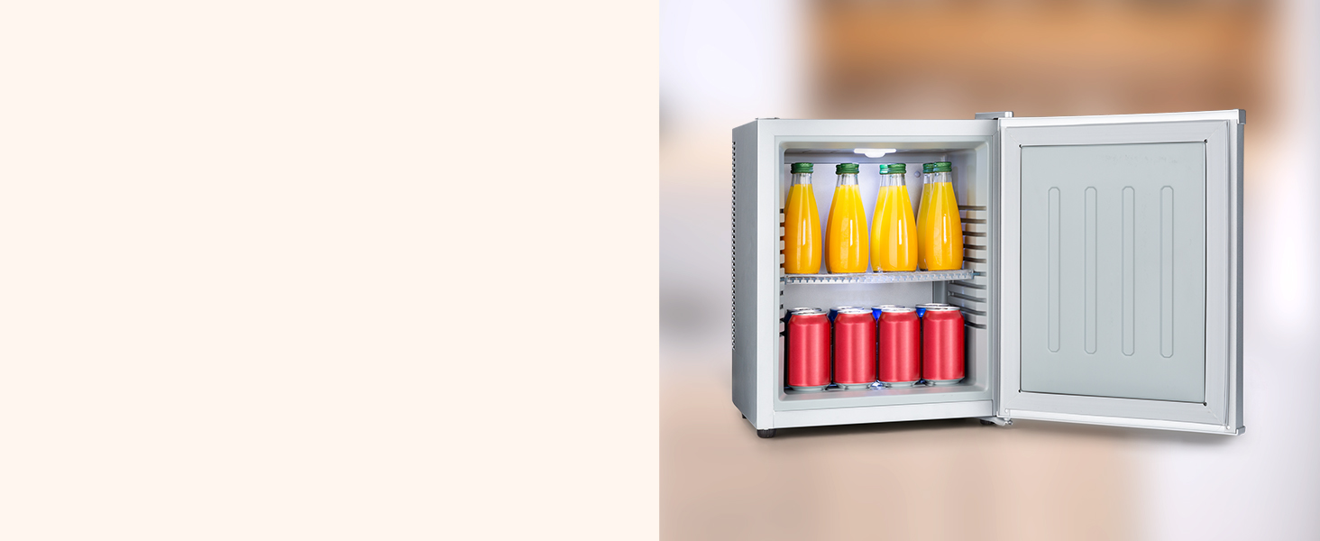 Klarstein Mini холодильник для кімнати, 23L, для напоїв та косметики, міні-бар, тихий, регульована полиця, компактний холодильник для догляду за шкірою 5-15°C, чорний