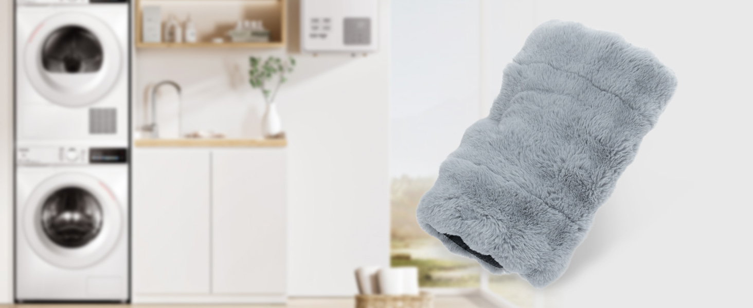 М'яка килимок-підстилка для собак Mora Pets: неслизька, тепла, сіра, 76 x 48 см