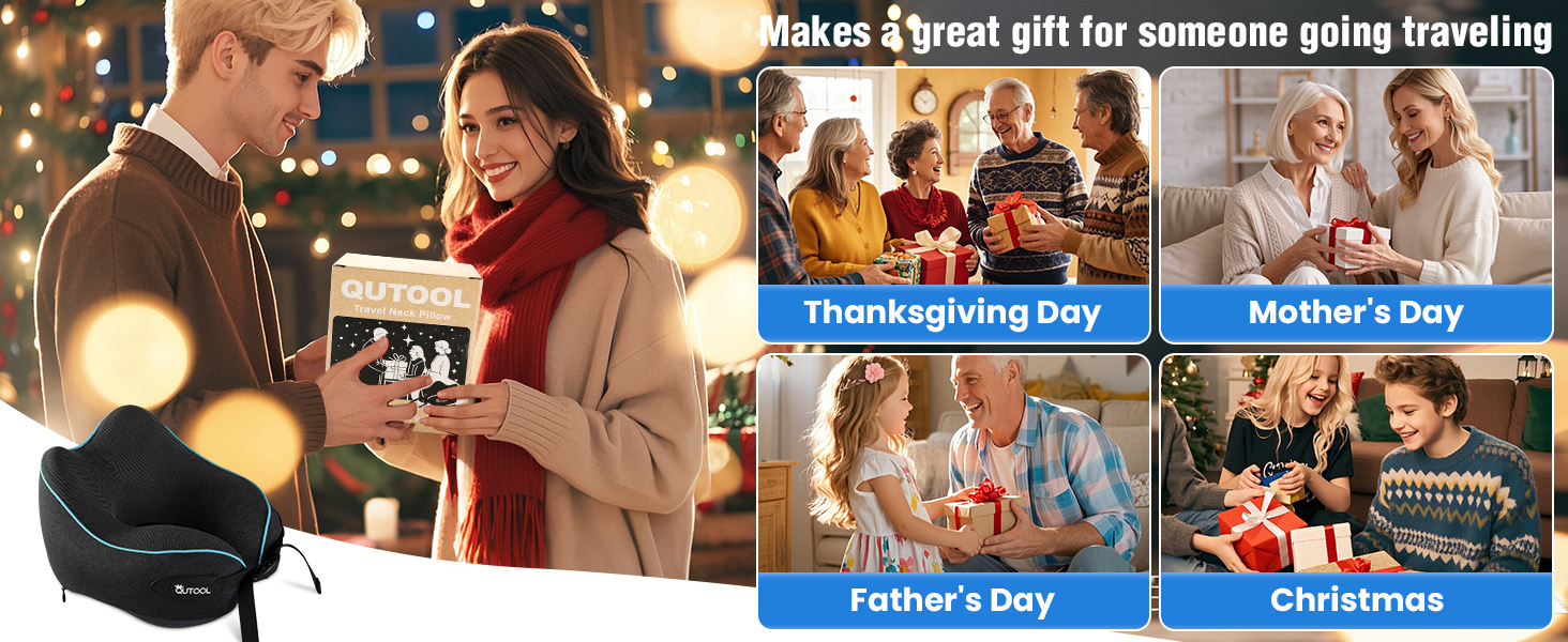 Подушка для шиї у літак Memory Foam з регульованими ремінцями, дихаючим чохлом, у вигляді «вушка» для літака, авто, поїзда. У комплекті сумка з гачком для зручного транспортування. Стандартна, для дорослих
