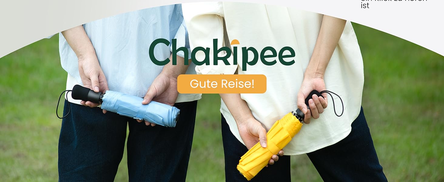Дощовик-парасолька Chakipee туристичний компактний, автоматичний, для чоловіків та жінок, 8 ребер, 97 см, 210T тканини