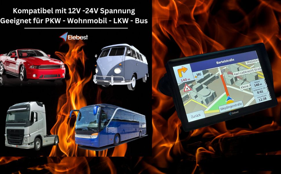 GPS навігатор Elebest City 90+ 9