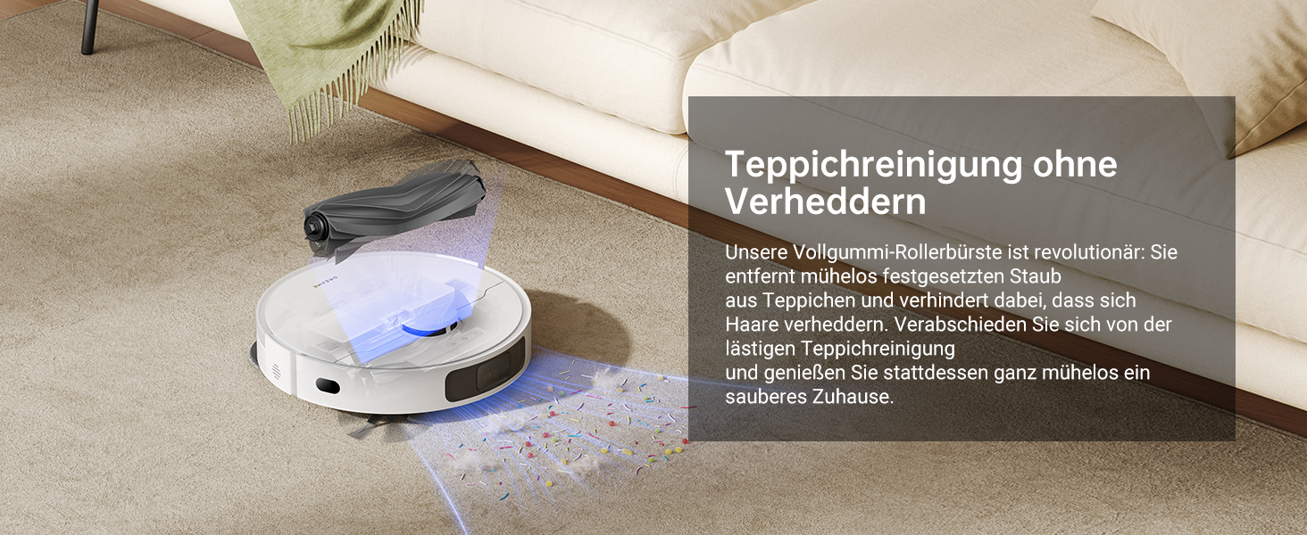 Робот-пилосос Dreame L10s Pro Gen2: 13000 Па, DuoBrush для шерсті тварин, суха та волога прибирання, LDS-навігація, 5200 mAh