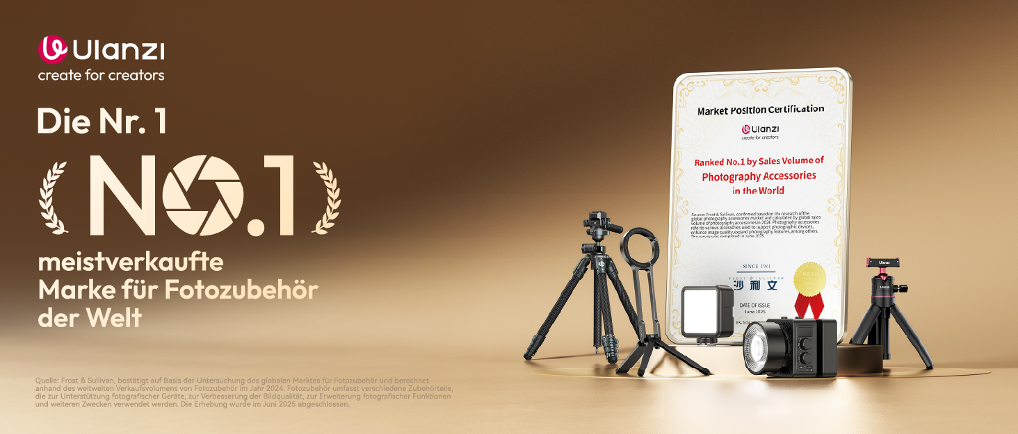 ULANZI K20 Key Light: LED панель для відеозйомки з дистанційним керуванням, 600 люмен, 10W, 2500K-9000K, для YouTube/Live Streaming