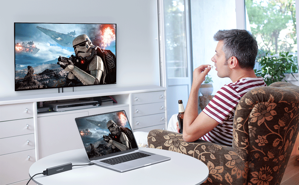 Lemorele Док-станція USB C хаб 11 в 1: 2*HDMI 4K, 3 USB 3.0/2.0, VGA, PD 100W, Audio, SD/TF, для Windows, MacBook, Dell, HP, Lenovo, Surface