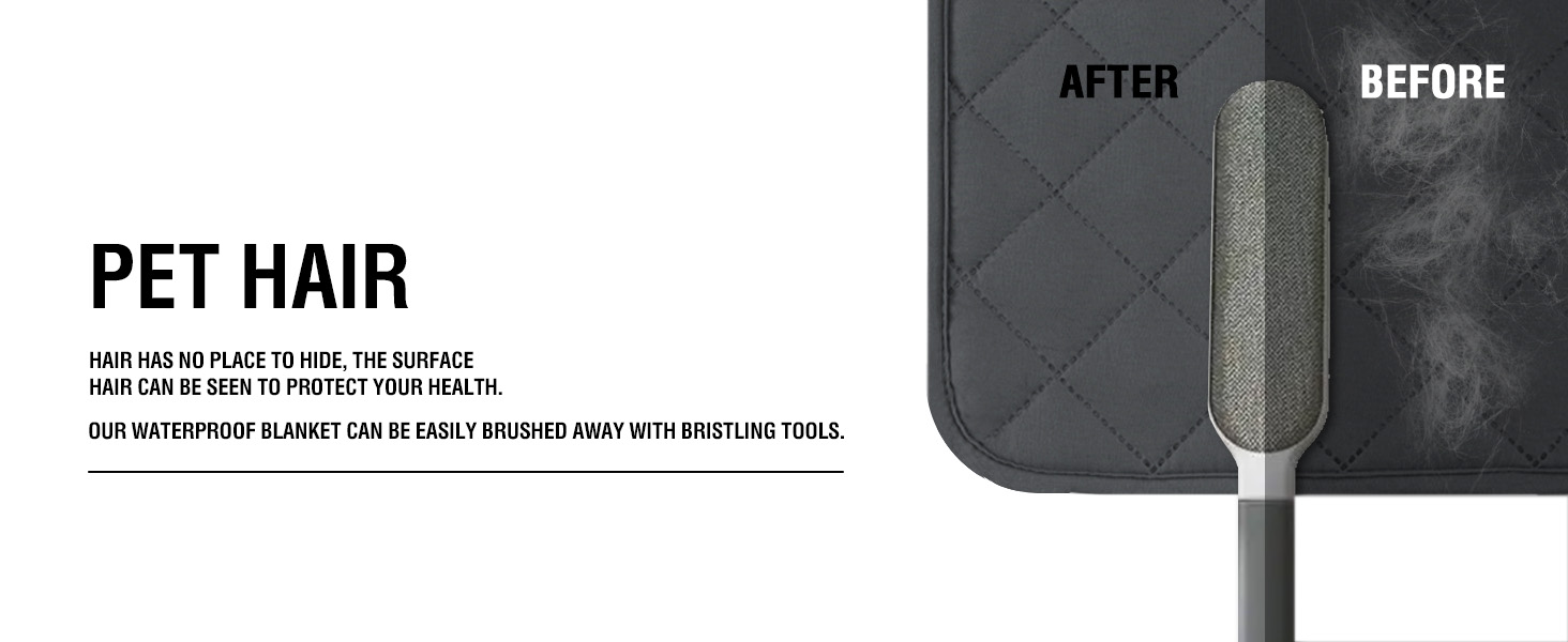 Водонепроникний килимок для собак середнього розміру - килимок для собак, який можна прати, захист дивану від собак, котячий килимок, пухнастий та м'який, захисний килимок для дивану, Французький дуб (сірий, 102 x 127 см)