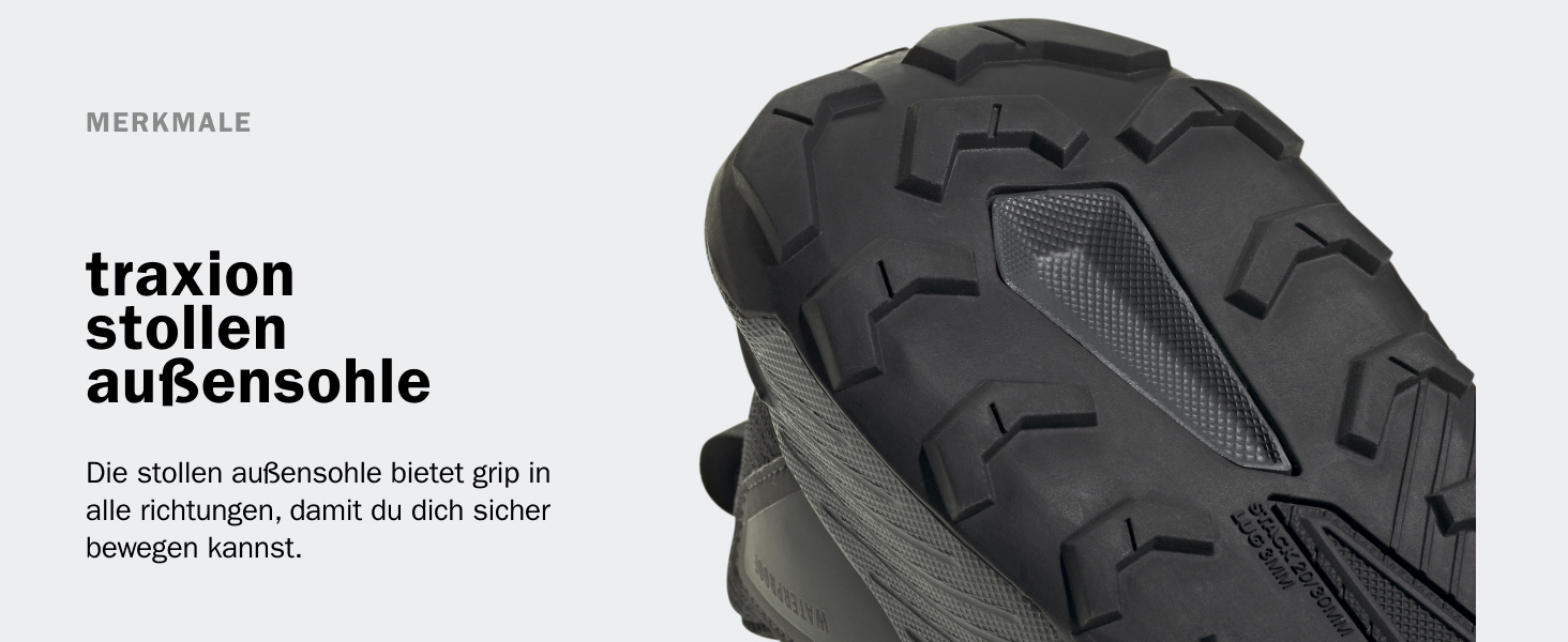 Жіночі трейлові кросівки adidas Terrex Tracefinder 2 Climaproof, 37 1/3 EU, чорний/сірий