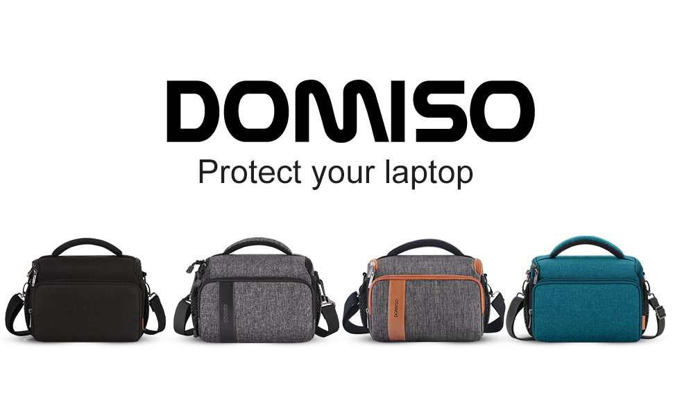 Сумка для камери DOMISO SLR DSLR, водонепроникна, сіра
