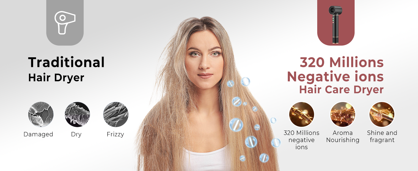 Професійний набір для укладки волосся 6 в 1 Air Styler Pro: фен, щітка, плойка, автоматична завивка, 1000W, для всіх типів волосся (чорний)