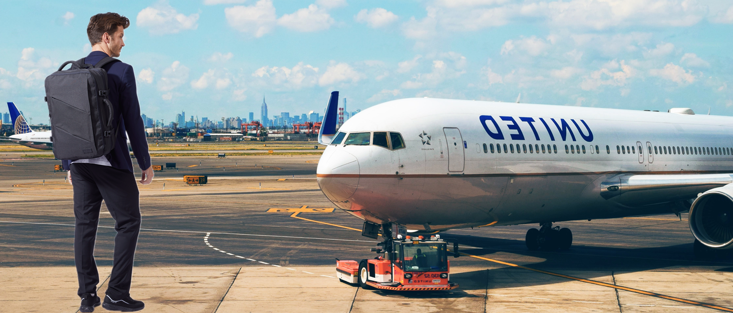 Рюкзак LOVEVOOK 30-40L для подорожей, чорний, з відділенням для ноутбука 17.3 дюйма, антикрадійний, ручна поклажа, розширюваний