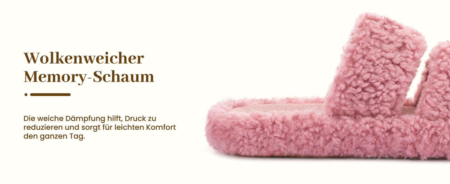 Жіночі м'які капці RockDove з ефектом пам'яті (Memory Foam), колір старорожевий, розмір 38/39 EU