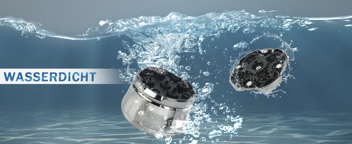 Електричний бритва для гоління голови Luctry 5D, водонепроникний, для чоловіків (срібний)