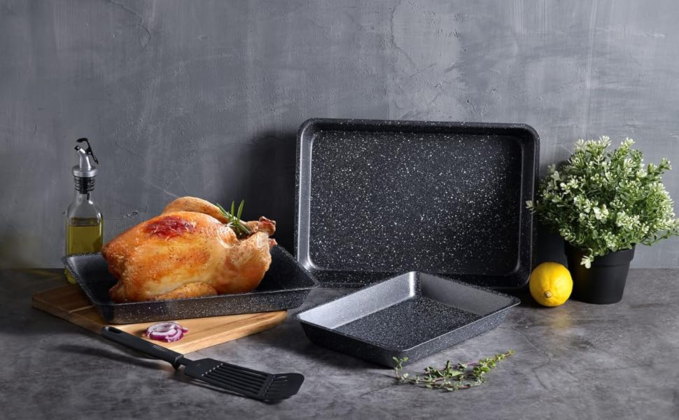 Сковорода RENBERG JAZZY 24 см з антипригарним покриттям, червона, індукція, алюмінієва з м'якою ручкою