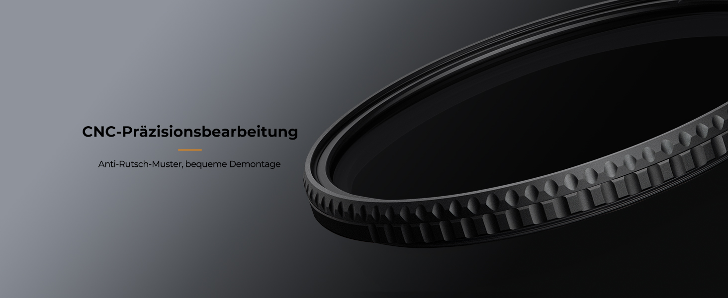 Фільтр нейтральної сірої ND K&F Concept Nano-X True Color Variabler 55mm (ND2-32, 1-5 ступенів)