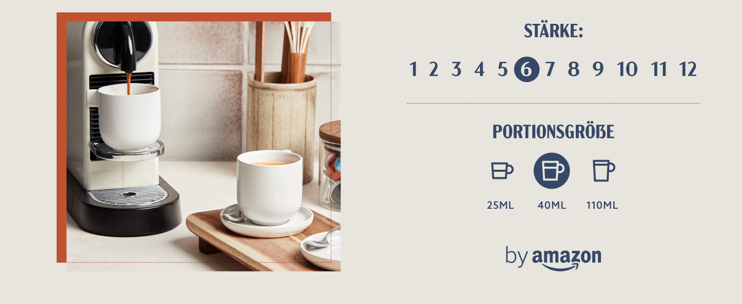 Кавові капсули для еспресо by Amazon з алюмінію, сумісні з Nespresso, світле обсмаження, 100 шт (5 упаковок по 20 шт), сертифіковані Rainforest Alliance