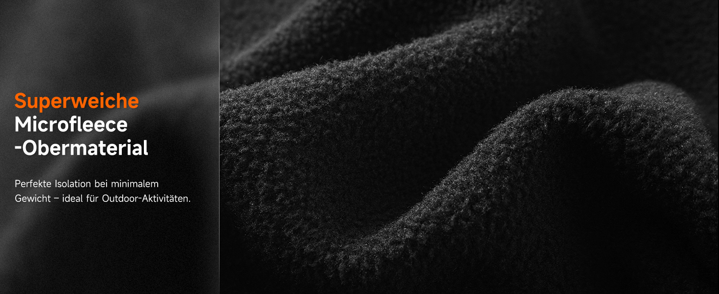 Обогреваемая жилетка LABCOOL для мужчин и женщин - жилетка з мікрофлісу з 6 зонами нагріву та 3 рівнями температури - USB-живлення з Powerbank 10000mAh - можна прати в пральній машині, чорний, розмір M