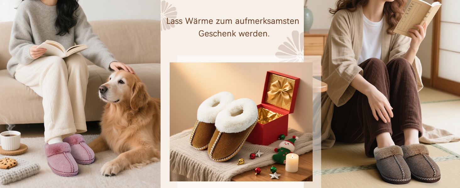 Тапочки домашні жіночі COFACE з Memory Foam, з фетру, чорні, розмір 36-43 (EU 38)