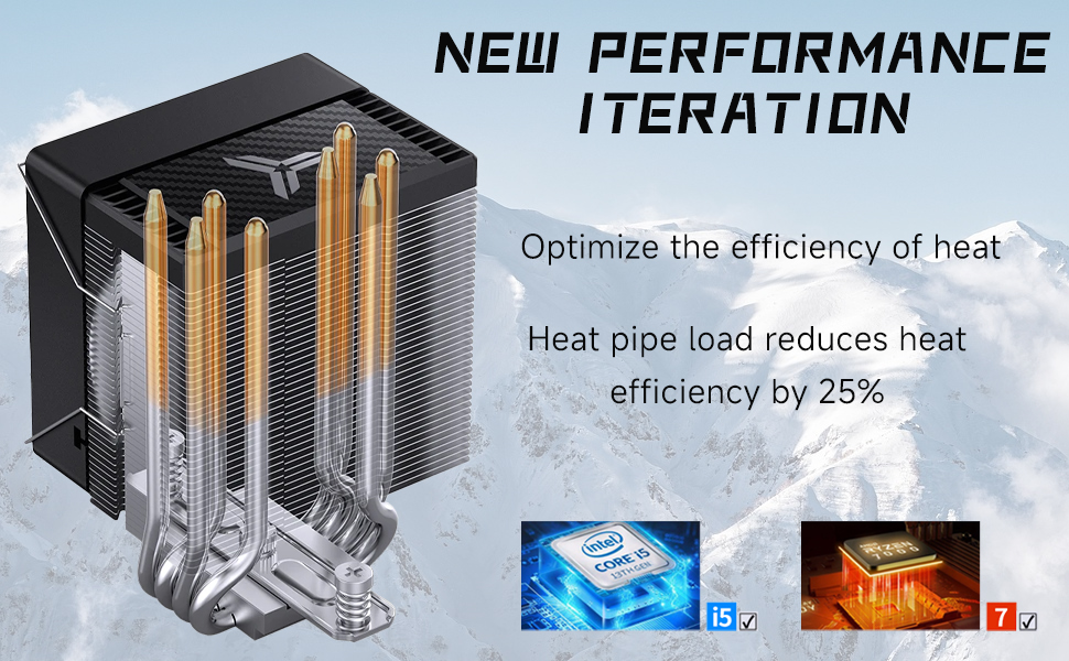 Охолоджувач CPU TZMRIT CR-1400 EVO: 180W TDP, 4 теплові трубки, RGB вентилятор PWM 92mm, для Intel LGA 115X/1200/1700, AM4/AM5