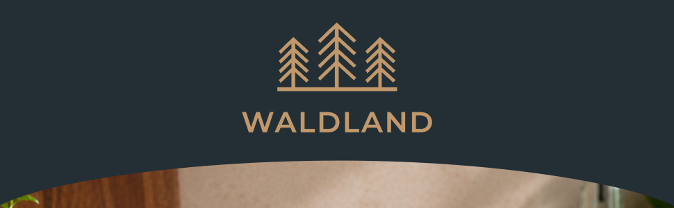 Набір дерев'яних дощок для сніданку та нарізки WALDLAND з акації, 5 шт. (23 x 16 x 1.5 см) з підставкою