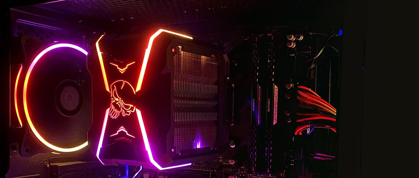 Корпус для ПК Spirit of Gamer Clone 4 RGB з прозорою стінкою з загартованого скла. Підтримує ATX/mATX/ITX. В комплекті 2 вентилятори 120 мм.
