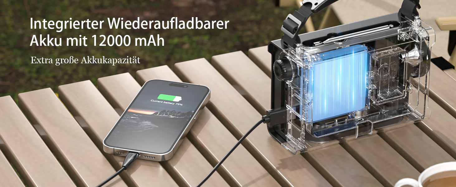 Сонячне радіо з ручним генератором 12000mAh, портативний приймач світу, радіо для надзвичайних ситуацій з AM/FM, сонячна панель 8500мм², Powerbank, ліхтарик та світло для читання, чорний